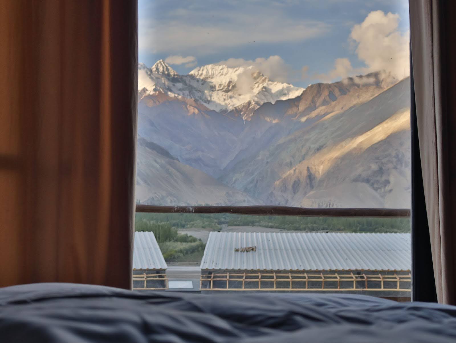 FortuNorth luxury room interior with mountain view